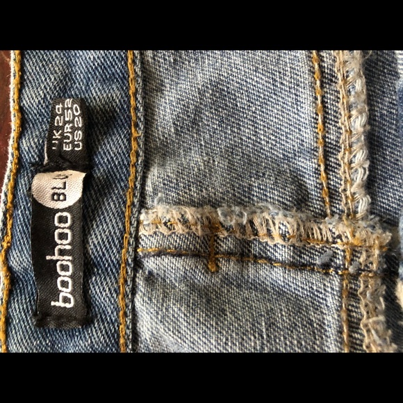 Plus Size Denim Ripped Skirt - Picture 5 of 8